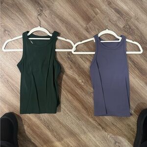 Align Tanks - Green and Purple